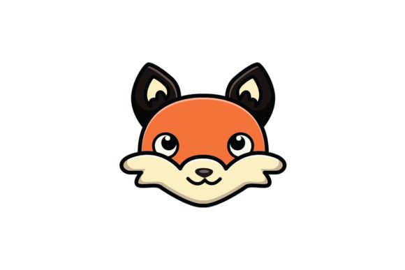 Download Cute Face Fox Vector Illustration - Fox Collection
