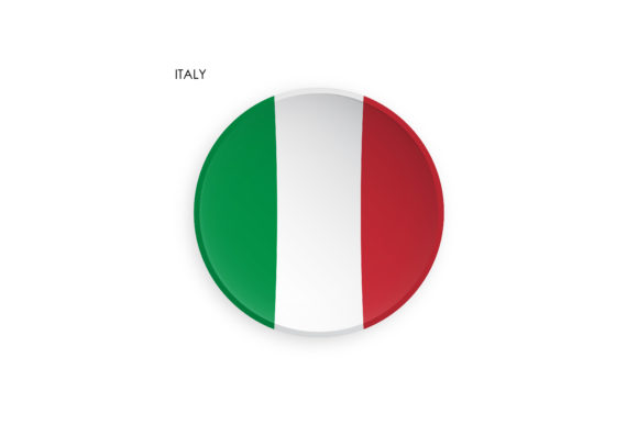 Download ITALY Flag Icon in Modern Neomorphism Sticker - Italy flag Collection