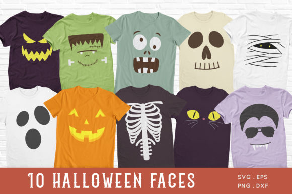Download Halloween Faces Svg - Kids Halloween Svg - Premium Bundle